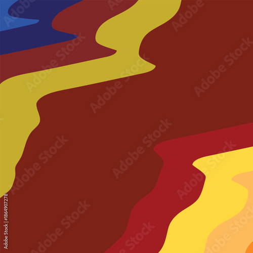 South America and South Africa vector map design.