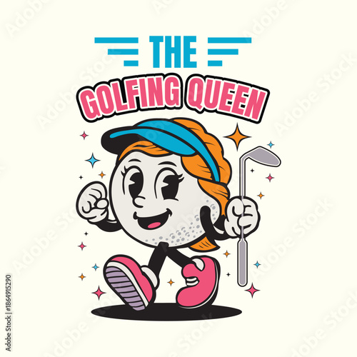 Golf Mom Typography Tshirt Design Vector, Funny Mother's Day Golfing Quote Illustration for Apparel and Gifts, Minimalist Mom Golf Typography Design,