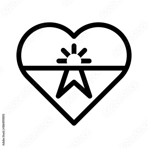 Celebration. Anniversary vector icon illustration