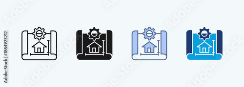 blueprint multiple  style icon collections 