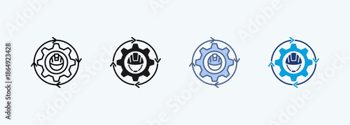 process multiple  style icon collections 