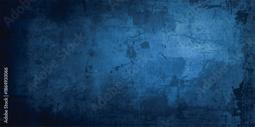 Abstract Dark teal grunge background with rough concrete texture, scratches, and faded paint.seamlessly from deep emerald to muted forest blue. Watercolor or mist, giving a moody, mysterious.