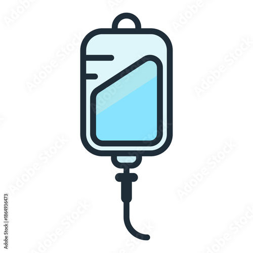 Infuse icon, iv bag icon