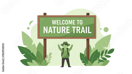 Welcoming Gateway To The Serene Nature Trail Experience For Adventurous Explorers