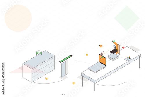 Modern kitchen design highlighting minimalist elements and functional layout