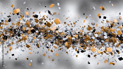 Elegant event decor featuring sparkle, Luxurious party backdrop with shimmering accents