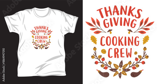 Cooking graphic vector t shirt design print.