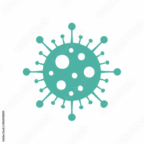 Virus Vector Illustration Corona Microbe Germ Medical Healthcare Virology Infection