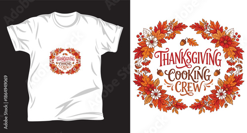 Cooking graphic vector t shirt design print.