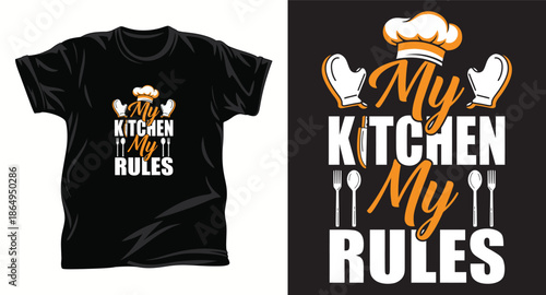 Cooking graphic vector t shirt design print.