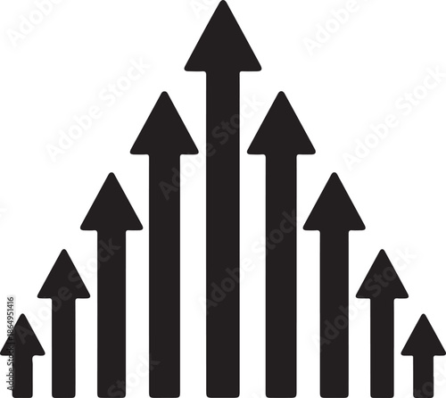 Minimal Arrow Silhouette Icon