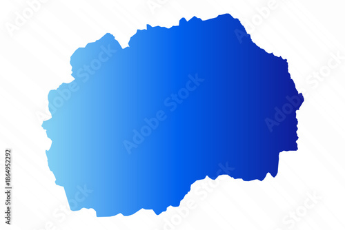 Gradient Simple Macedonia Map Background