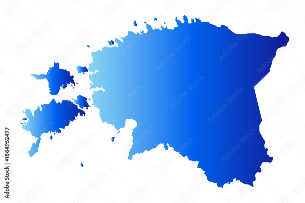 Fototapeta premium Gradient Simple Estonia Map Background