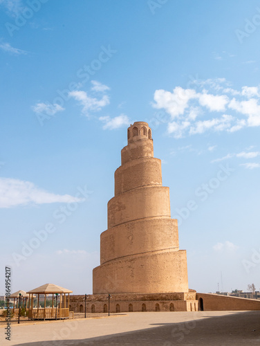 Great Mosque of Samarra on a bright afternoon