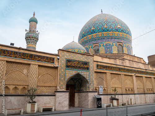 Haydar-Khana Mosque on Al-Rashid street in Baghdad, Iraq