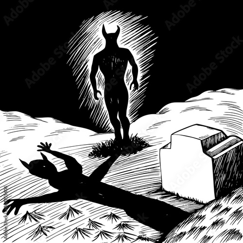 horror men in the night