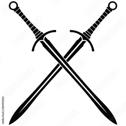 two crossed swords