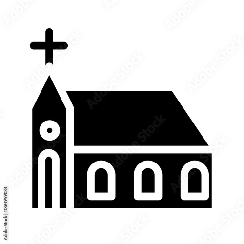 church glyph icon