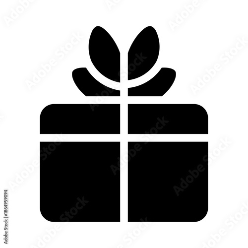 gift glyph icon