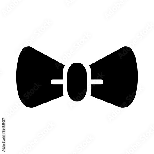 bow tie glyph icon