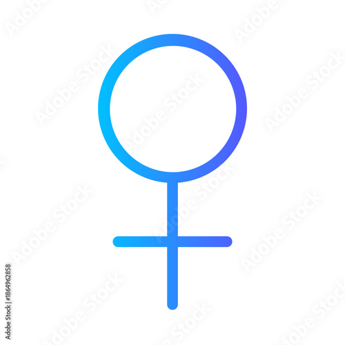 woman gradient icon