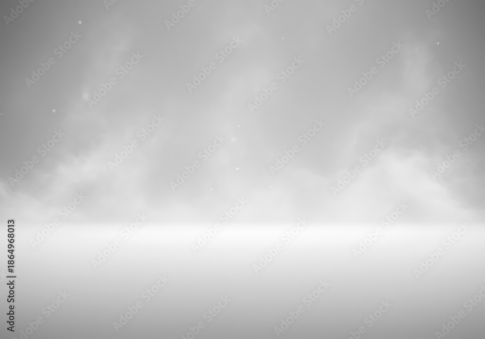 Obraz premium Gentle, misty, white gradient background fading into an empty, delicate, weightless, and spacious celestial dreamscape ,calm ,dreamy ,space