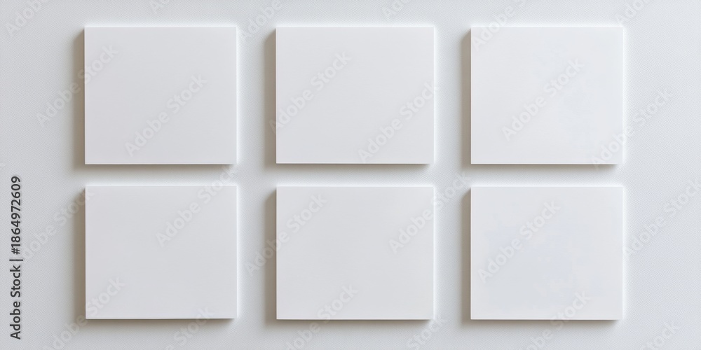 Obraz premium White Tiles in a Row