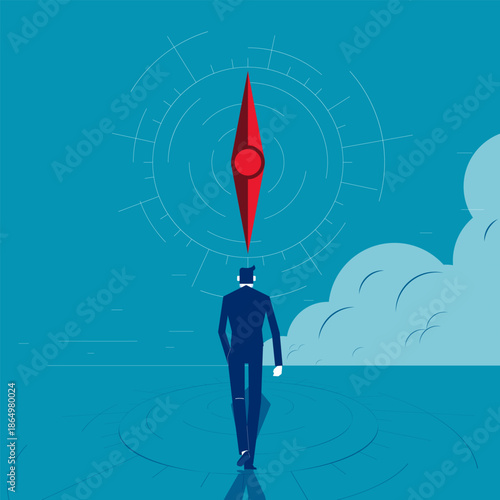 Compass. Looking the direction for business