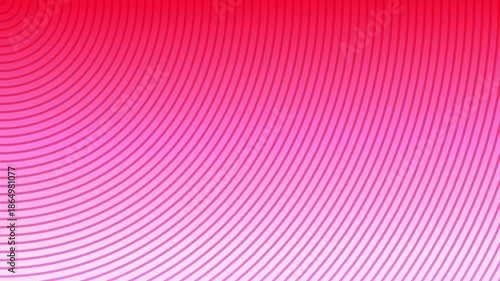 A wave pattern on a black background with a vibrant, ombre-effect gradient transitioning from red to pink, creating a dynamic visual with curved lines.