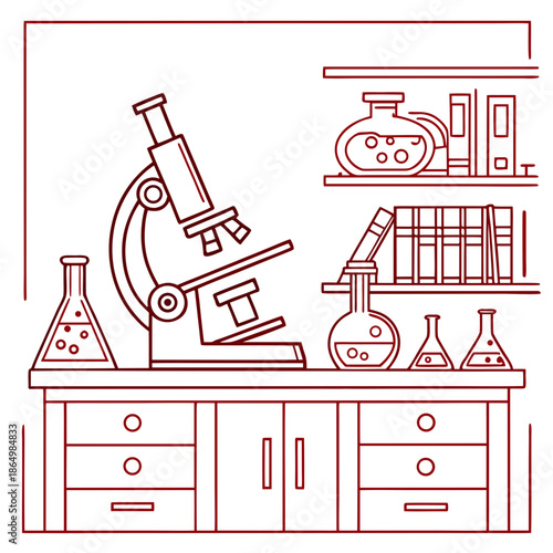 Science laboratory setup