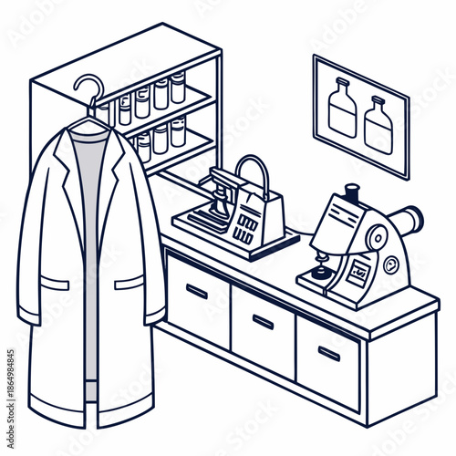 Scientific laboratory setup