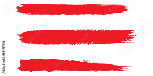 Set of grunge lines. Isolated stock vector design template