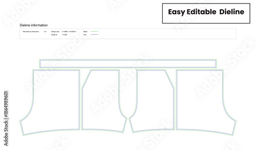 mesh shorts dieline template box dieline die lines packaging custom dieline  box cardboard box dieline pizza box dieline printable product packaging layout,