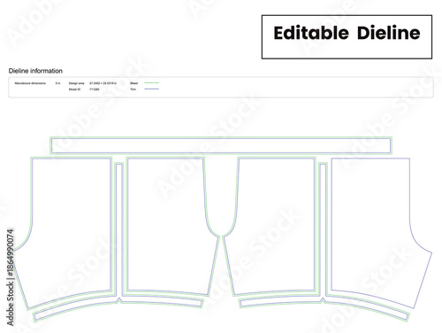 sport shorts  dieline template box dieline die lines packaging custom dieline  box cardboard box dieline pizza box dieline printable product packaging layout,