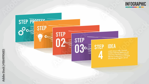 Infographic Steps A Visual Guide to Process and Ideas.
