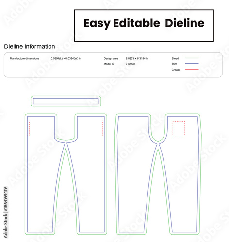 sweatpants dieline template box dieline die lines packaging custom dieline  box cardboard box dieline pizza box dieline printable product packaging layout,