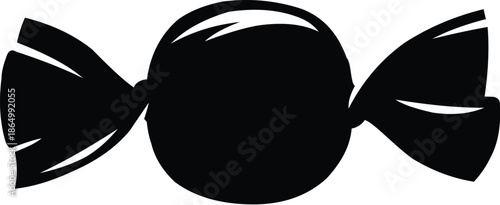Candy silhouette vector, candy icon, vector illustration