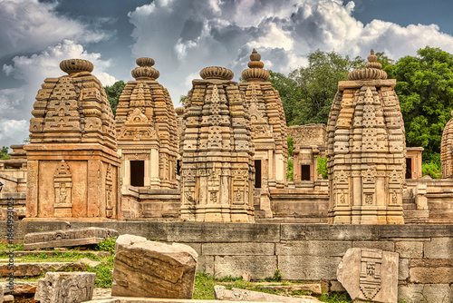 Canvas Print Batesvar or Bateshwar temples, Morena, Madhya Pradesh