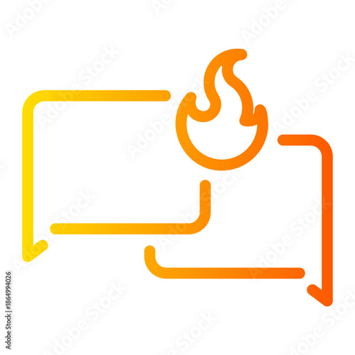 fire gradient icon