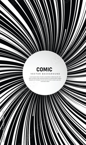 black and white spiral background