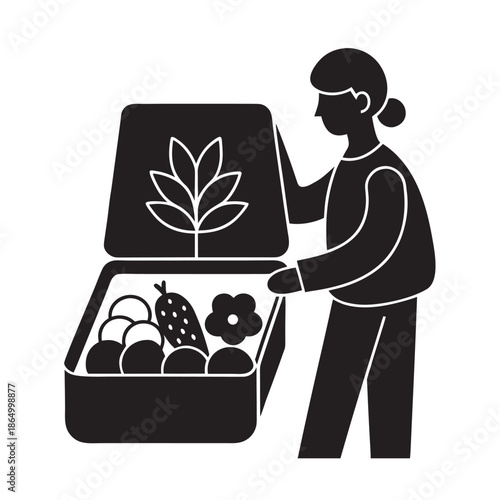 Plant Powered Bento Box Preparation