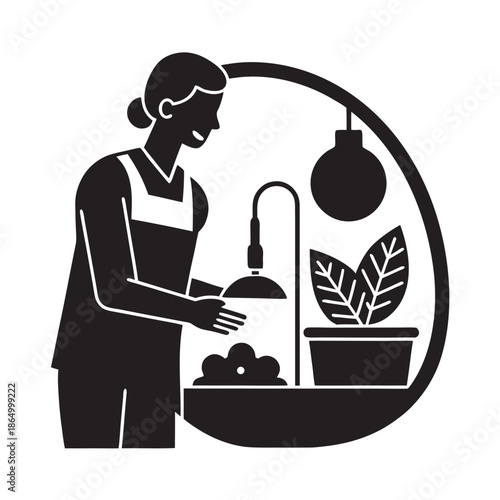 Washing Vegetables In Daily Kitchen Routine