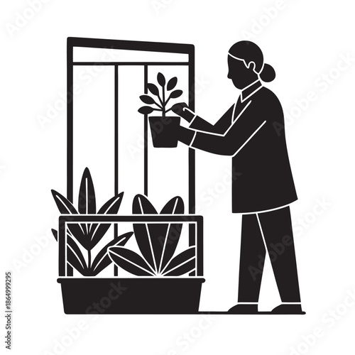 Winter Balcony Plant Inspection Routine