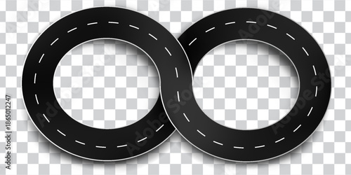 asphalt road, curve highway, vector illustrations. eps 10