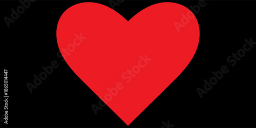 Heart beatable on black 3d render