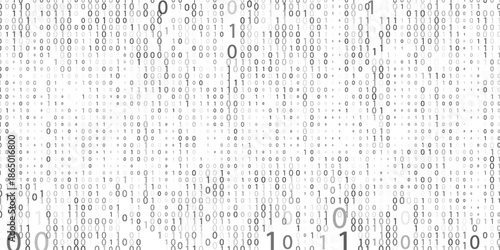 Stream binary code. Binary code matrix. Background on screen from numbers 0 and 1. Computer matrix. Numbers on screen. Binary code. Graphic data, decryption, algorithm, encryption element.