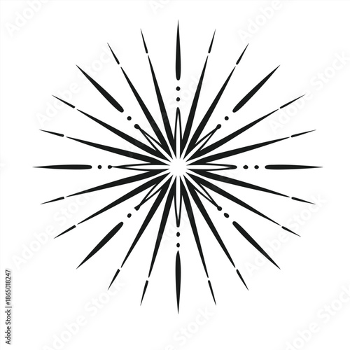 Set of hand-drawn fireworks and sparklers illustrations in sketch style for celebration designs.Golden firework vector banner with hand drawn exploding starbursts and festive sparkles