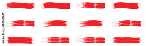 Creative vector illustration of stain strokes, hand drawn yellow highlight . Highlighter brush set.  Vector highlighter graphic stylish element. Vector hand drawn graphic stylish element. 