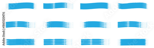 Hand drawn grunge lines on chalkboard background can be used as art brushes.  Line underline brush pencil pen marker paint stroke.  Crayon texture smears, hand drawn chalk strokes. 