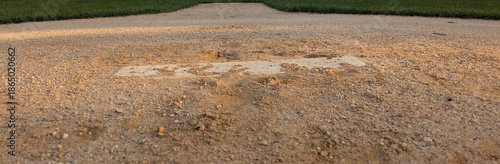 pitching mound on a baseball diamond 